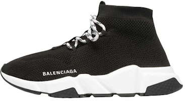 (Women) Balenciaga Speed Lace Up Trainer 'Black' 562159 W1HP0 1000 (Women) Balenciaga Speed Lace Up Trainer 'Black' 562159 W1HP0 1000