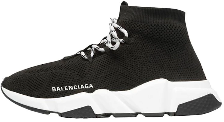 (W) Balenciaga Speed Lace Up Trainer 'Hitam' 562159 W1HP0 1000 Buy (W) Balenciaga Speed Lace Up Trainer 'Hitam' 562159 W1HP0 1000