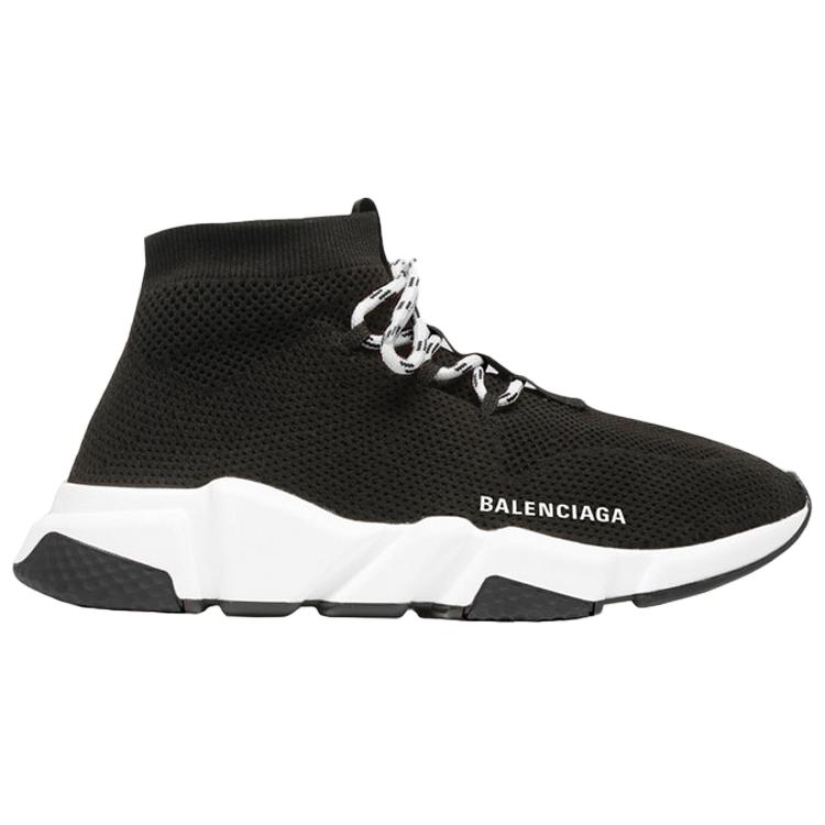 Lookbook （女款）Balenciaga Speed 鞋帶運動鞋 '黑色' 562159 W1HP0 1000