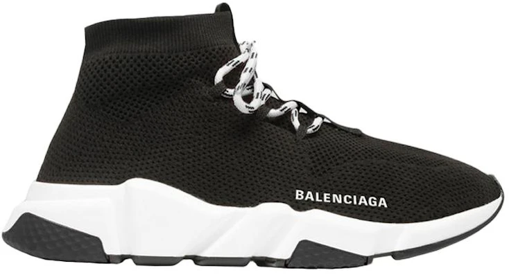 (W) Balenciaga Speed Lace Up Trainer 'Hitam' 562159 W1HP0 1000 Shop (W) Balenciaga Speed Lace Up Trainer 'Hitam' 562159 W1HP0 1000