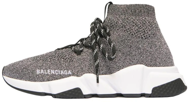 (W) Balenciaga Speed Lace Up Trainer ''Noir Cristal'' 593699 W0682 1064 Buy (W) Balenciaga Speed Lace Up Trainer ''Noir Cristal'' 593699 W0682 1064