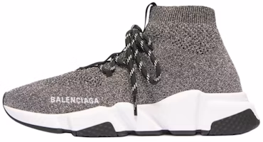 (Women) Balenciaga Speed Lace Up Trainer 'Black Cristal' 593699 W0682 1064 (Women) Balenciaga Speed Lace Up Trainer 'Black Cristal' 593699 W0682 1064