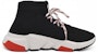 (W) Balenciaga Speed Lace Up Trainer 'Hitam Merah' 525723-W07U0-1000