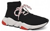 Lookbook (W) Balenciaga Speed Lace Up Trainer 'Hitam Merah' 525723-W07U0-1000