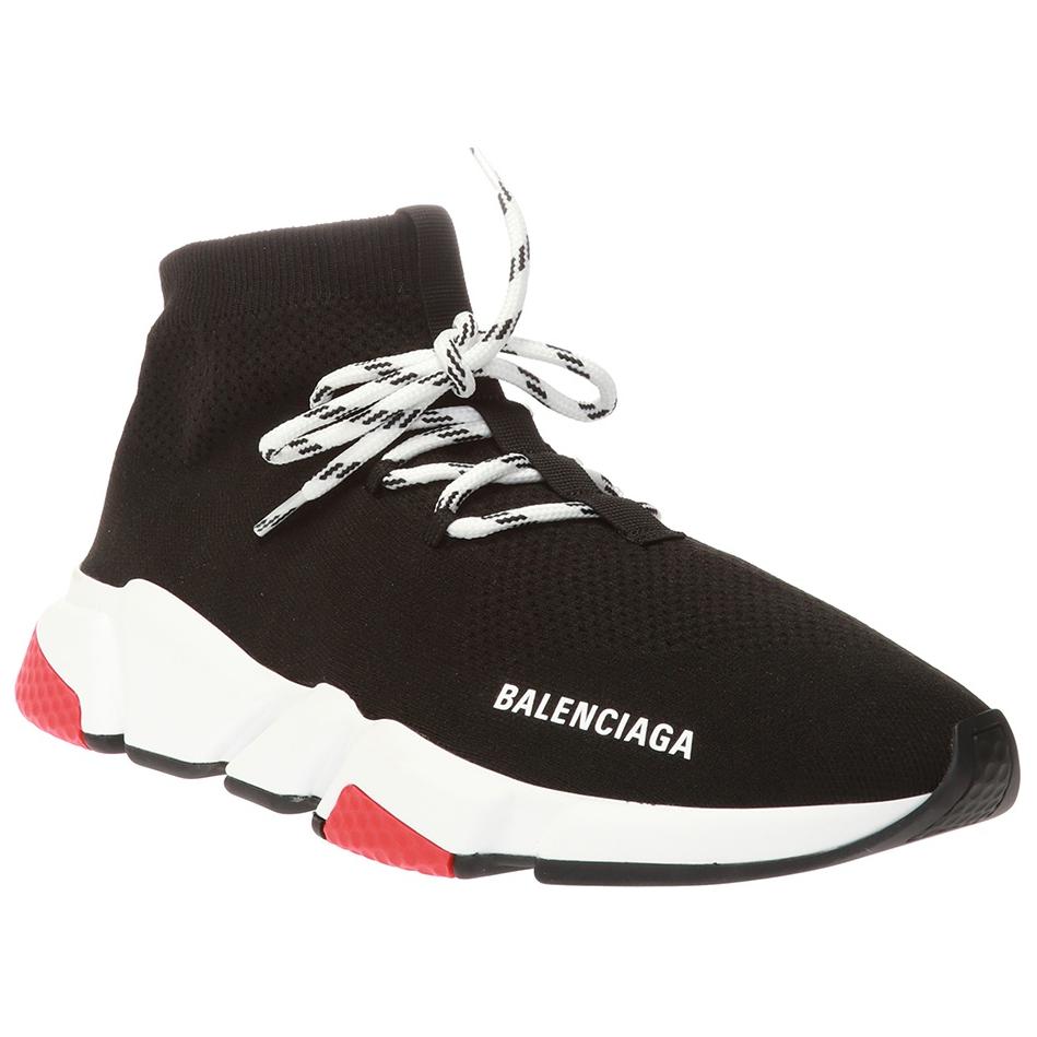 Lookbook (W) 발렌시아가 스피드 레이스업 트레이너 '블랙 레드' 559351-W1HP0-1000