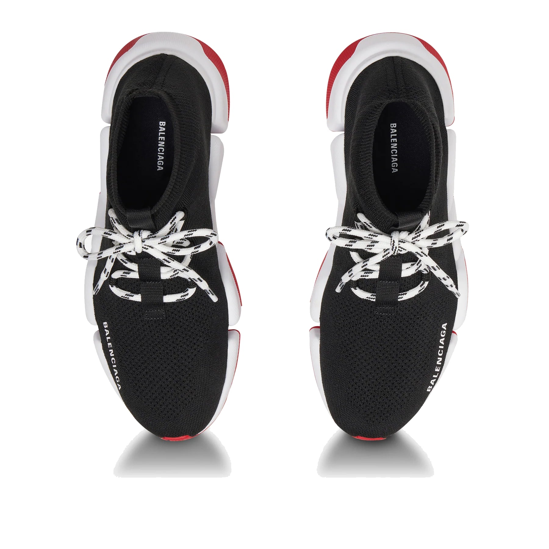 Shop (W) バレンシアガ スピードトレーナー 黒赤 (Barenshiaga Supīdo Torēnā Kuro Aka) 525723-W07U0-1000