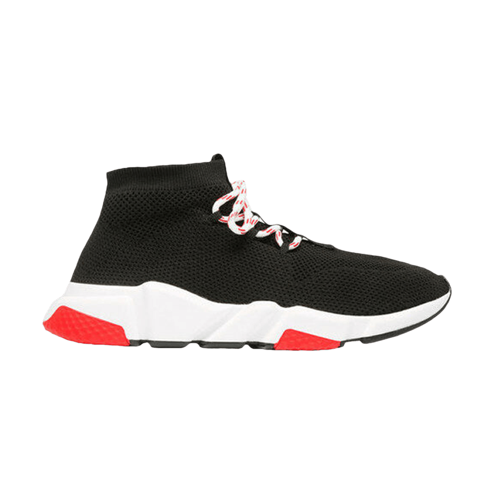 (Women) Balenciaga Speed Lace Up Trainer 'Black White'  517319-W07U0-1000