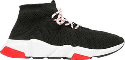 (Women) Balenciaga Speed Lace Up Trainer 'Black White' 517319-W07U0-1000 (Women) Balenciaga Speed Lace Up Trainer 'Black White' 517319-W07U0-1000