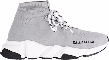 (Women) Balenciaga Speed Lace Up Trainer 'Grey' 562159-W1HP0-1214 (Women) Balenciaga Speed Lace Up Trainer 'Grey' 562159-W1HP0-1214