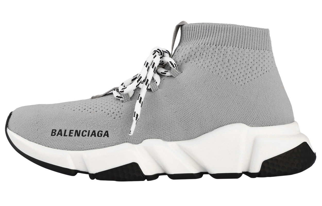 (Women) Balenciaga Speed Lace Up Trainer 'Grey'  562159-W1HP0-1214