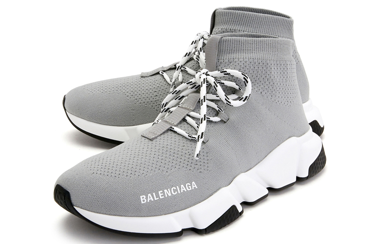 Lookbook (W) Balenciaga Speed Schnürtrainer ''Grau'' 562159-W1HP0-1214