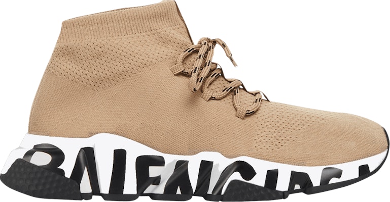 (W) Balenciaga Speed Lace Up Trainer 'Midsole Graffiti - Beige' Beige 617220-W2DB7-9791 Buy (W) Balenciaga Speed Lace Up Trainer 'Midsole Graffiti - Beige' Beige 617220-W2DB7-9791