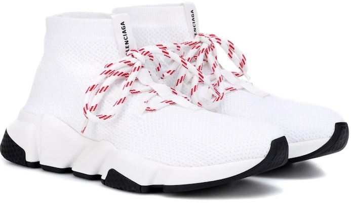 (W) Balenciaga Speed Lace Up Trainer 'Putih Merah' 517319-W07U0-9000 Lookbook (W) Balenciaga Speed Lace Up Trainer 'Putih Merah' 517319-W07U0-9000