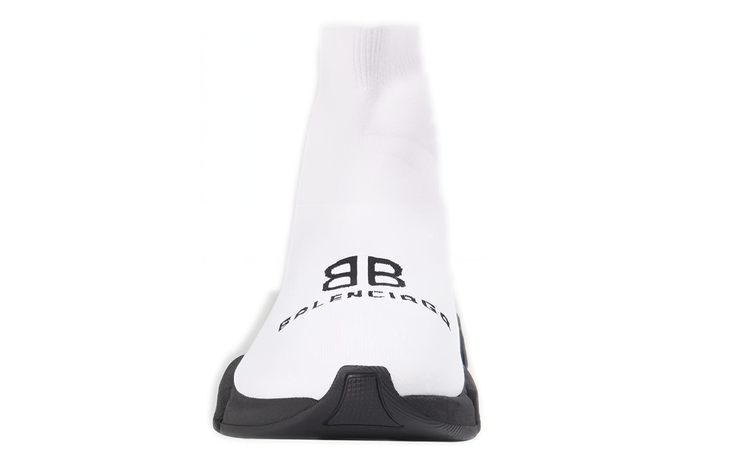 Lookbook (W) Balenciaga Speed Gerecycled Sneakers Wit/Zwart 617192W2A519010