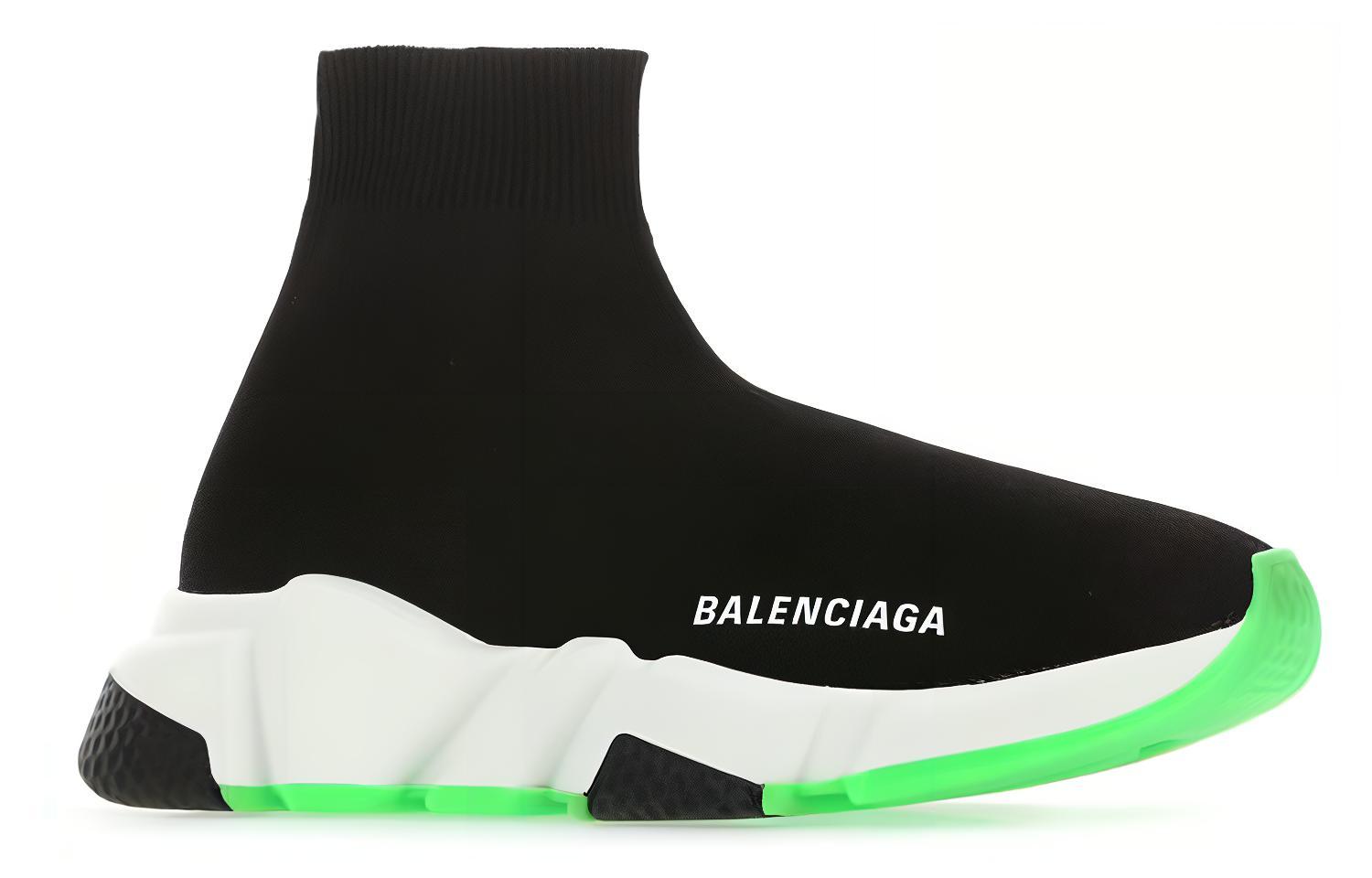 (W) Balenciaga Speed Sneaker 'Black Fluo Yellow' 圖 2