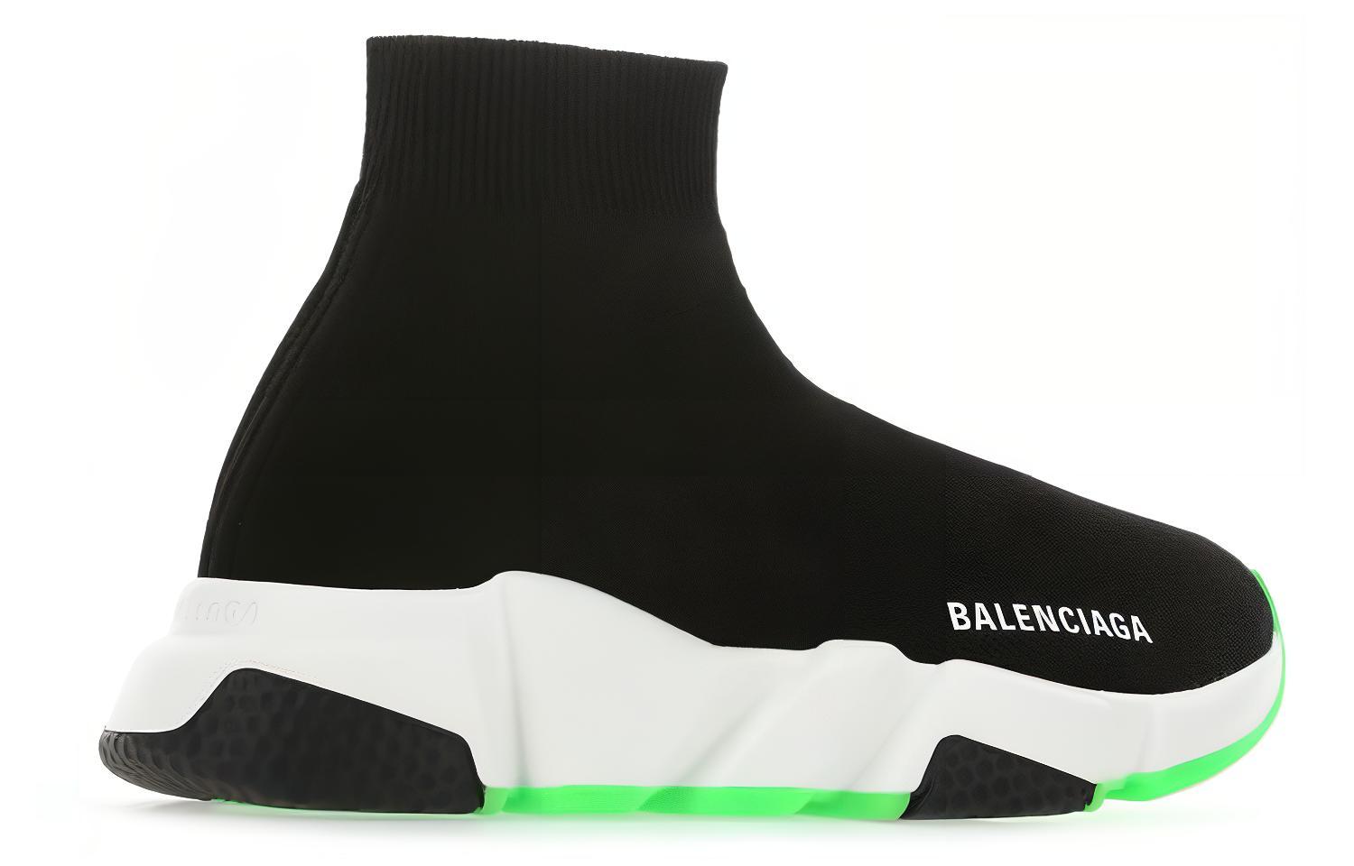 (W) Balenciaga Speed Sneaker 'Black Fluo Yellow' 圖 3