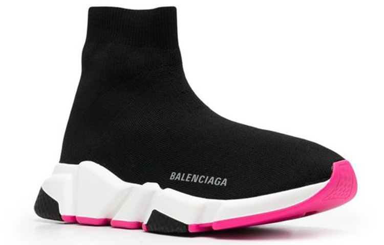 Order (W) 발렌시아가 스피드 스니커즈 '블랙 푸시아' 587280-W2DBB-1586