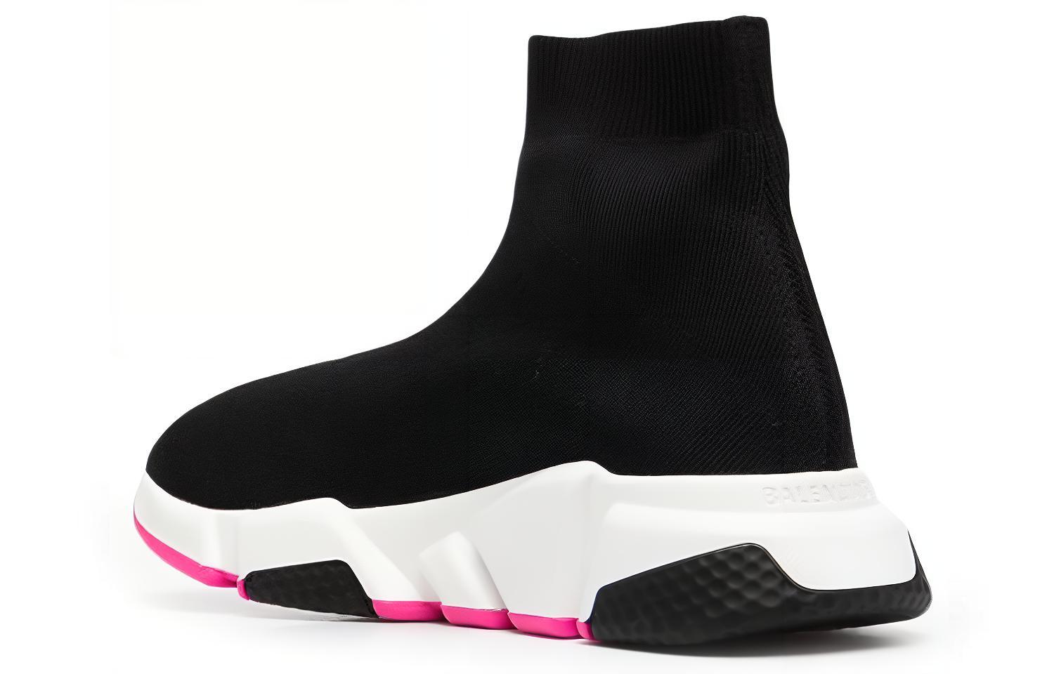 Lookbook (W) 발렌시아가 스피드 스니커즈 '블랙 푸시아' 587280-W2DBB-1586