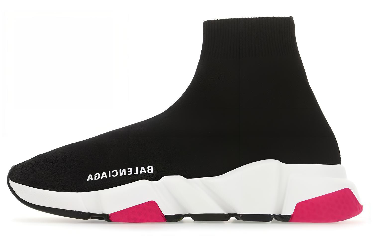 (W) Balenciaga Speed Sneaker 'Black Magenta'