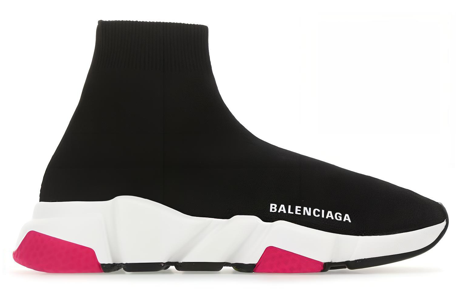 (W) Balenciaga Speed Sneaker 'Black Magenta' 圖 2