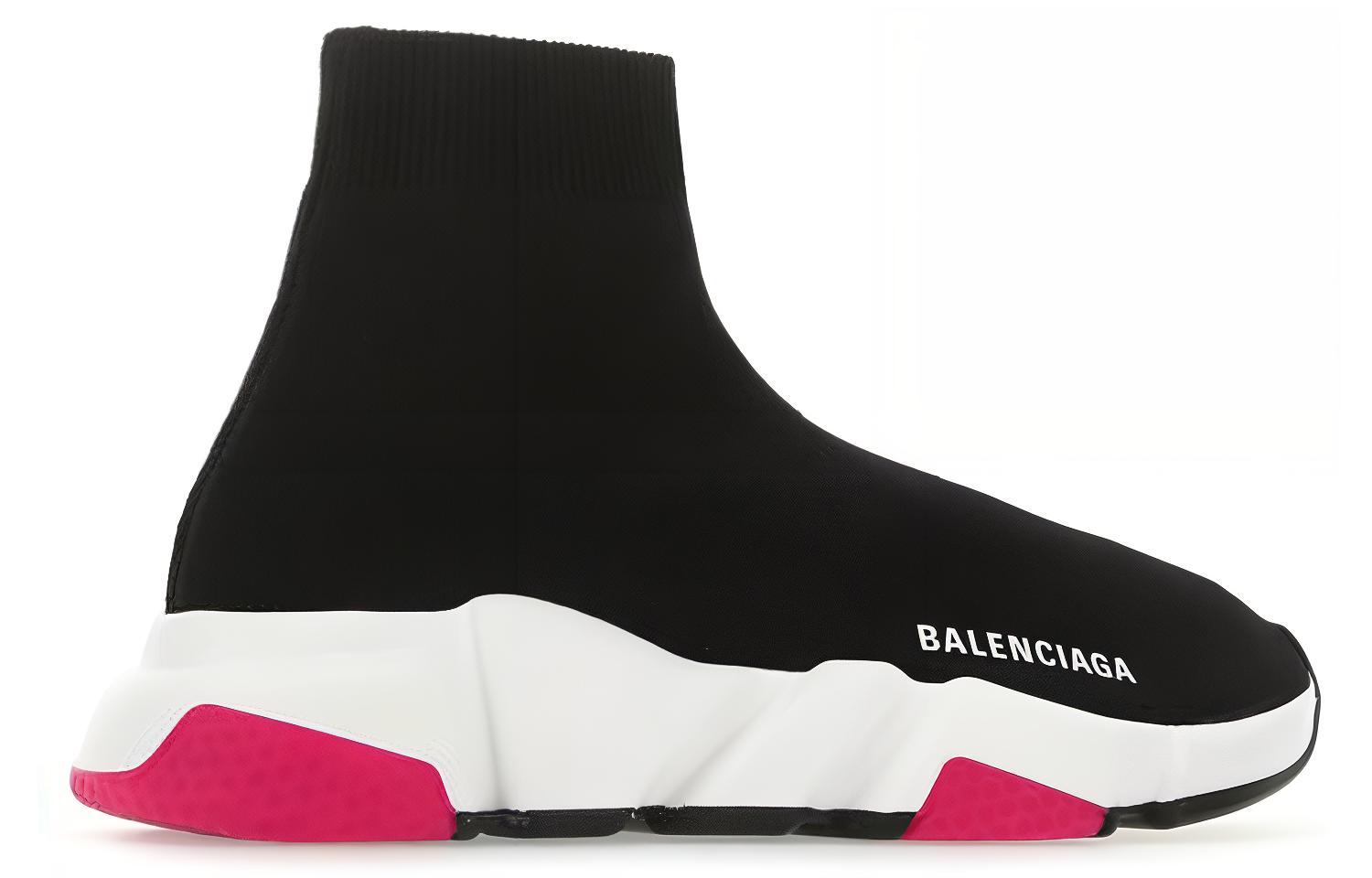 (W) Balenciaga Speed Sneaker 'Black Magenta' 圖 4