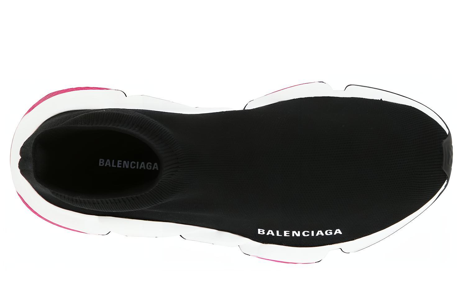 (W) Balenciaga Speed Sneaker 'Black Magenta' 圖 5