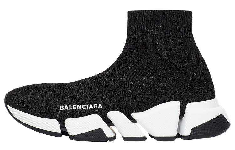(Women) Balenciaga Speed Sneaker 'Black White' 636833W2DC11091