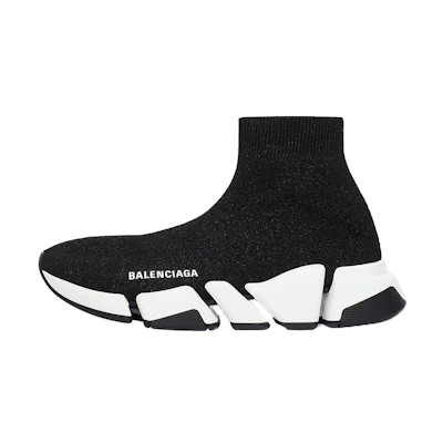 (W) Balenciaga Speed Sneaker 'Black White'