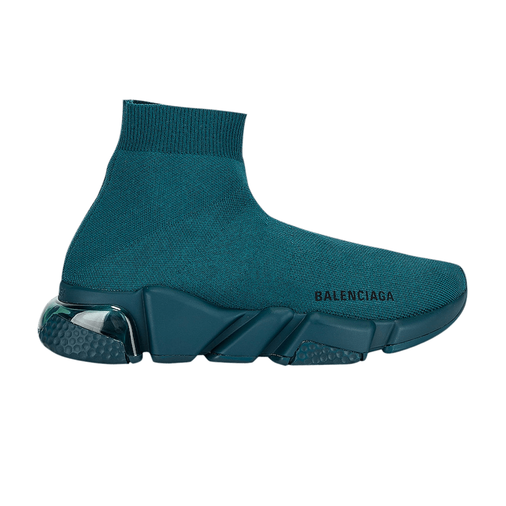 (Women) Balenciaga Speed Sneaker 'Clear Sole - Full Dark Green'  607543-W2DBL-3011