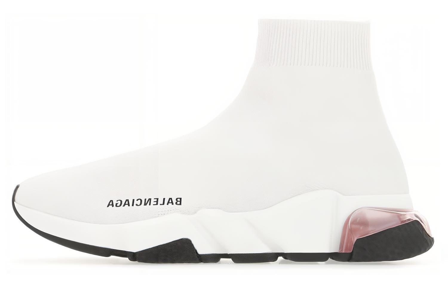 (W) Balenciaga Speed Sneaker 'Clear Sole - White'