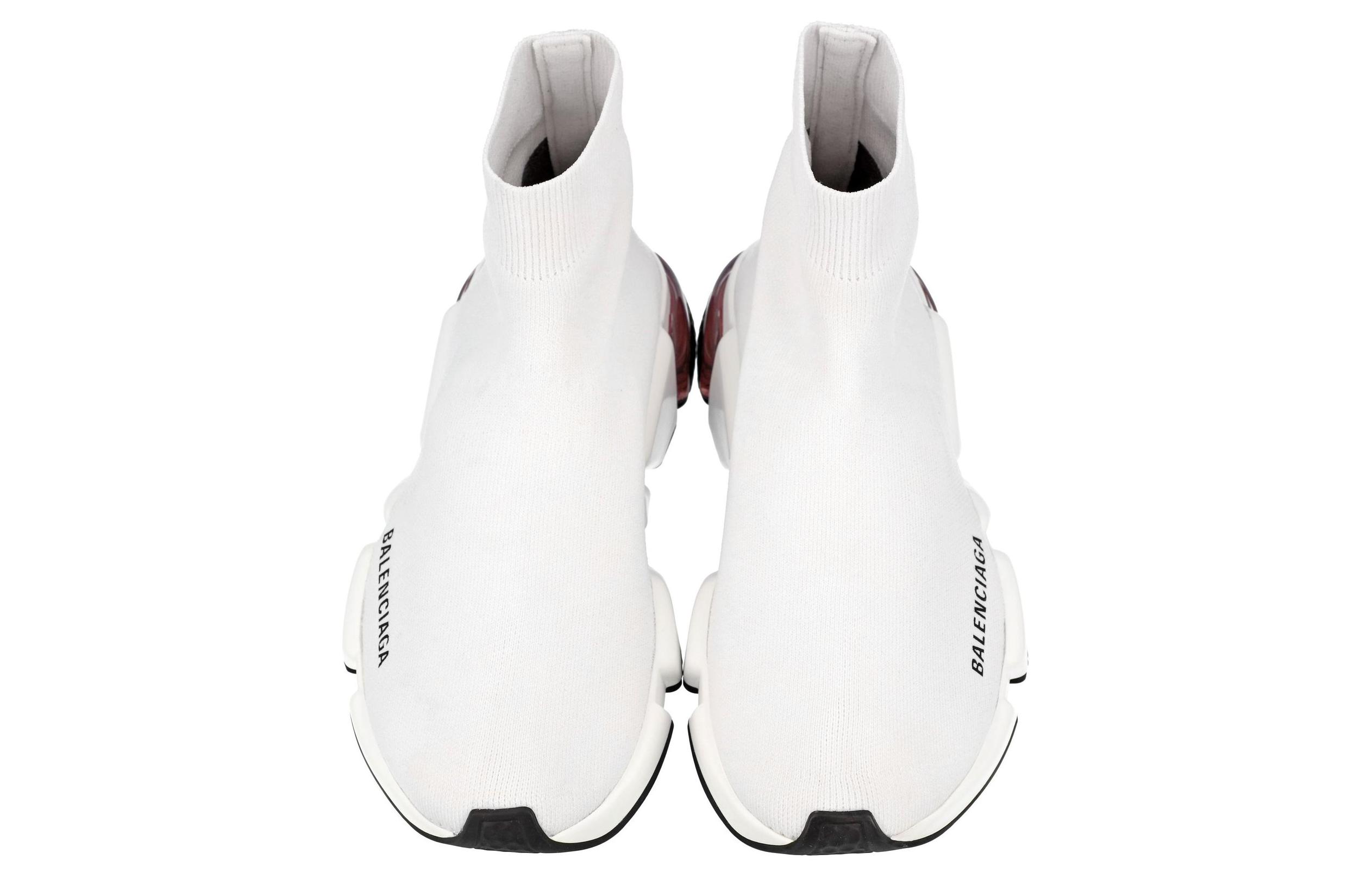 (W) Balenciaga Speed Sneaker 'Clear Sole - White' 圖 3