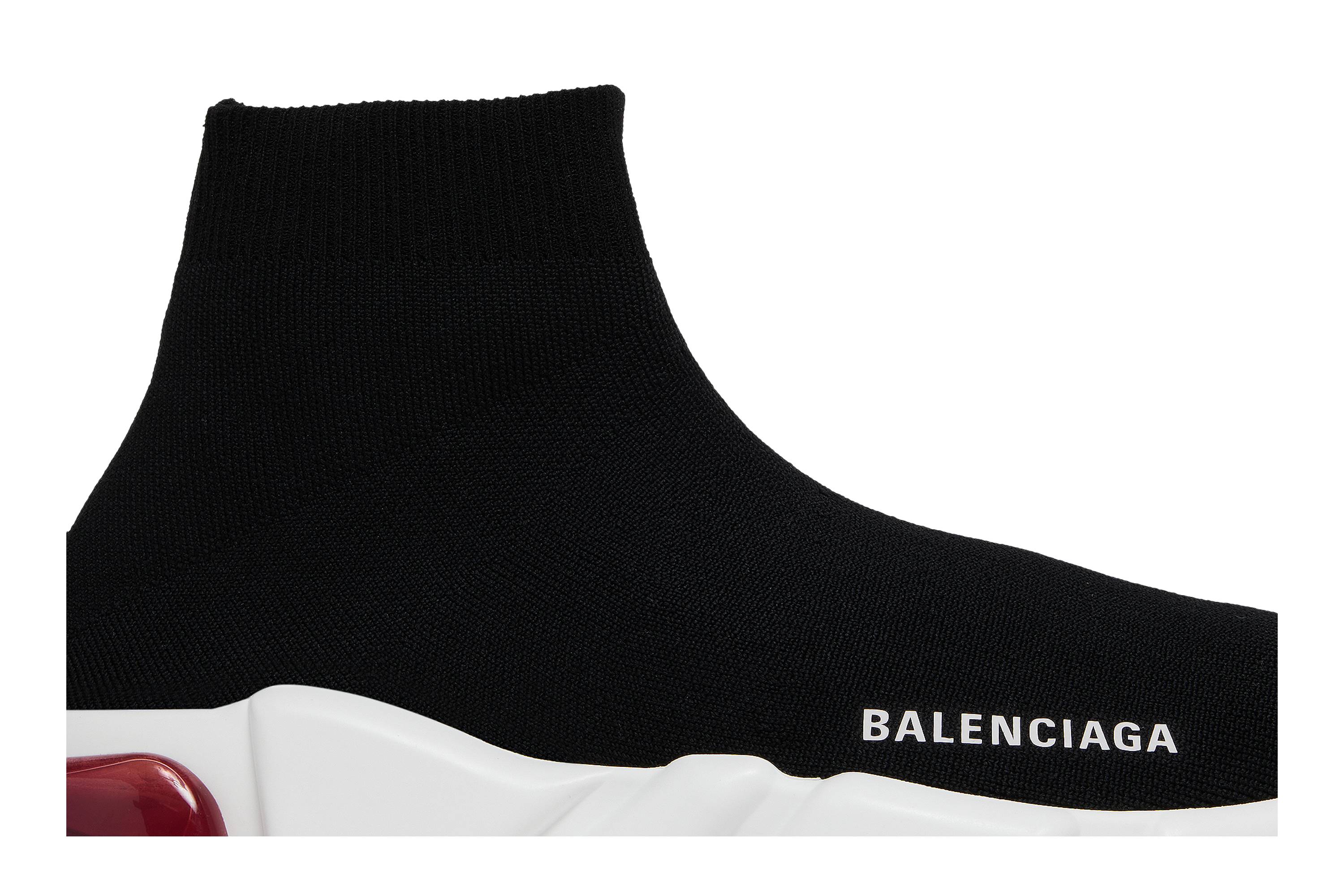 (W) Balenciaga Speed Sneaker 'Clear Sole - Black Pink' 圖 2