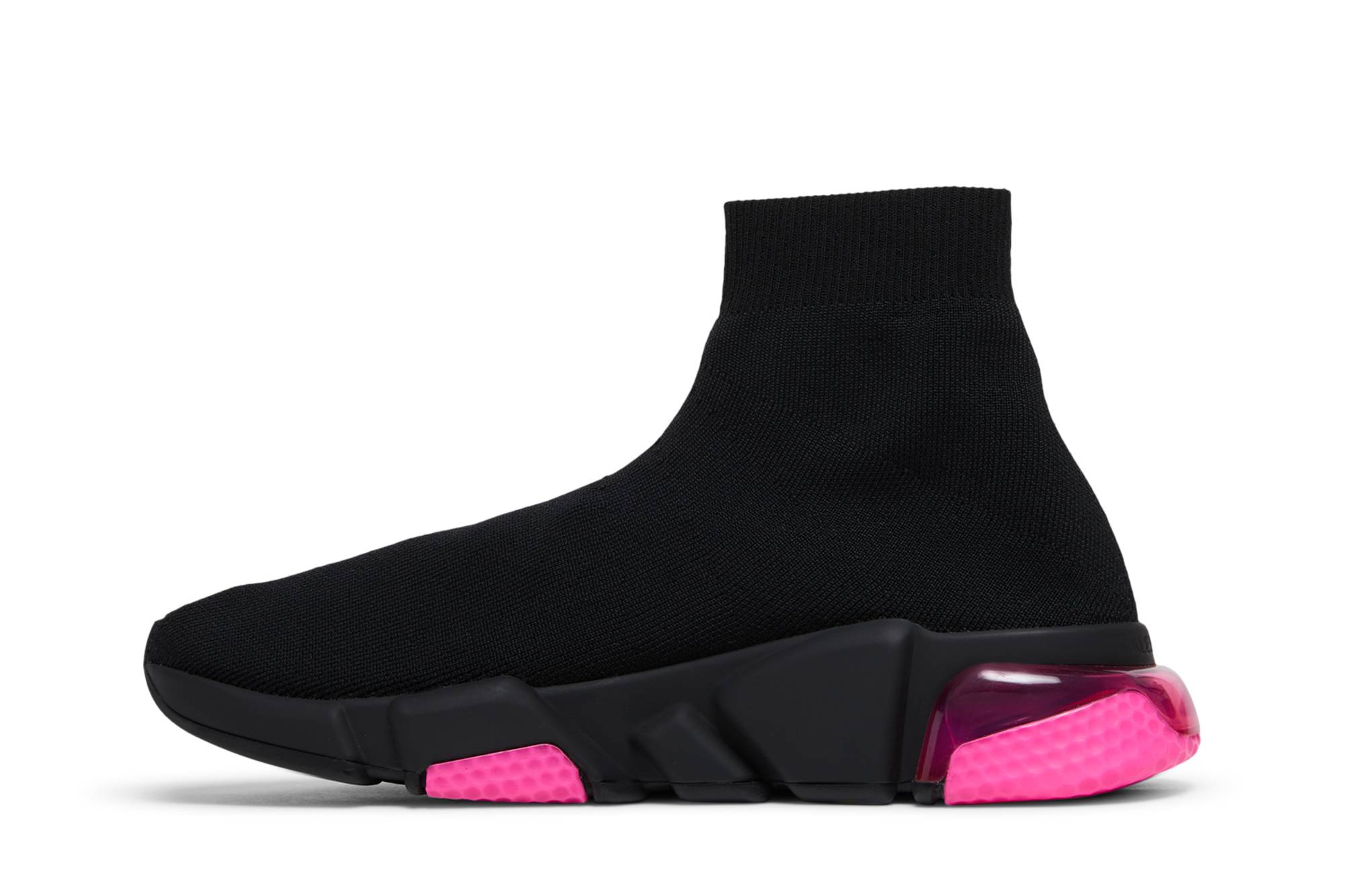 (W) Balenciaga Speed Sneaker 'Clear Sole - Black Fluo Pink' 圖 3