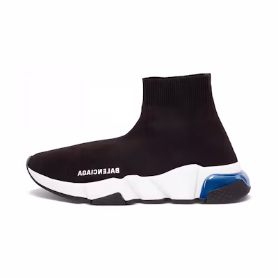 (W) Balenciaga Speed Sneaker 'Clearsole - Black Blue'