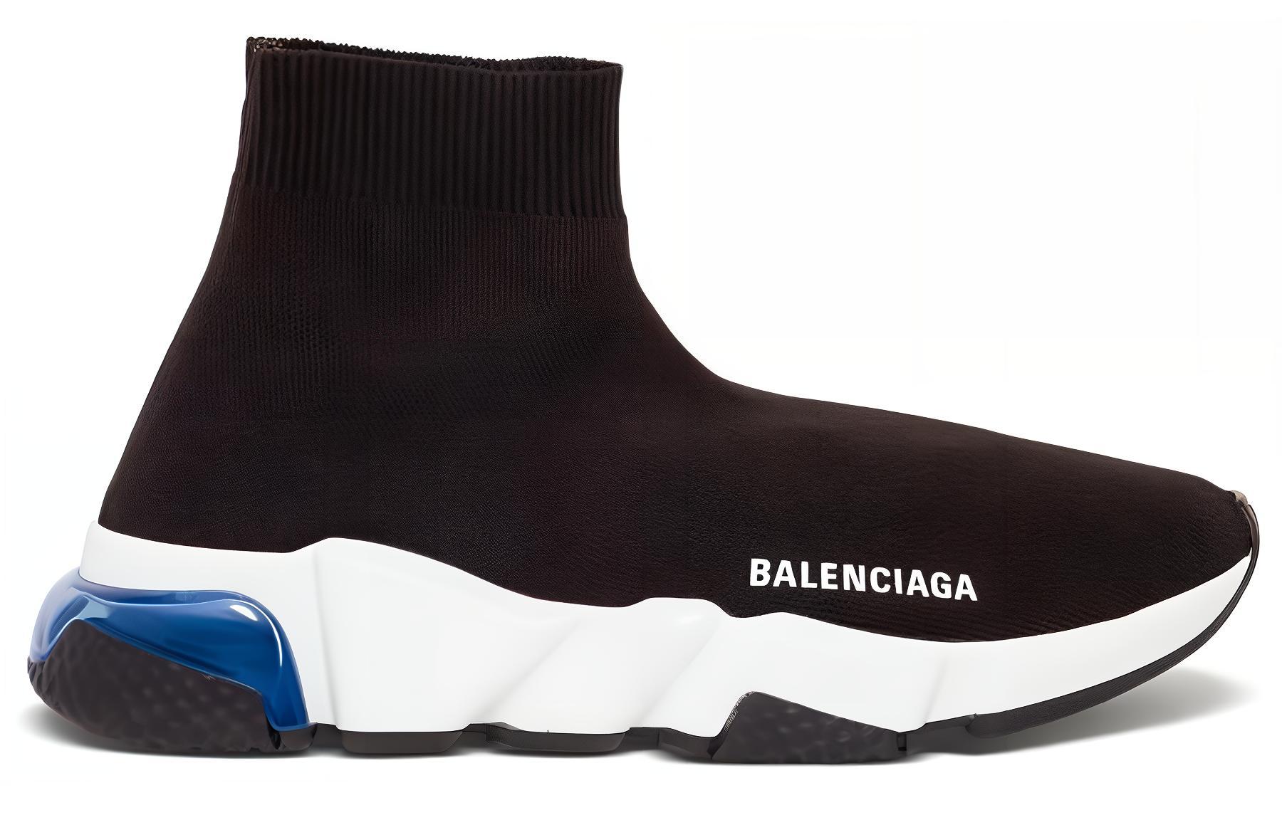 (W) Balenciaga Speed Sneaker 'Clearsole - Black Blue' 圖 2