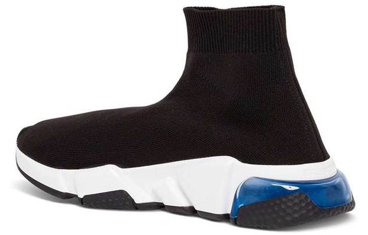 Shop (W) Balenciaga Speed Sneaker 'Clearsole - Negro Azul' 607543W05GG1941