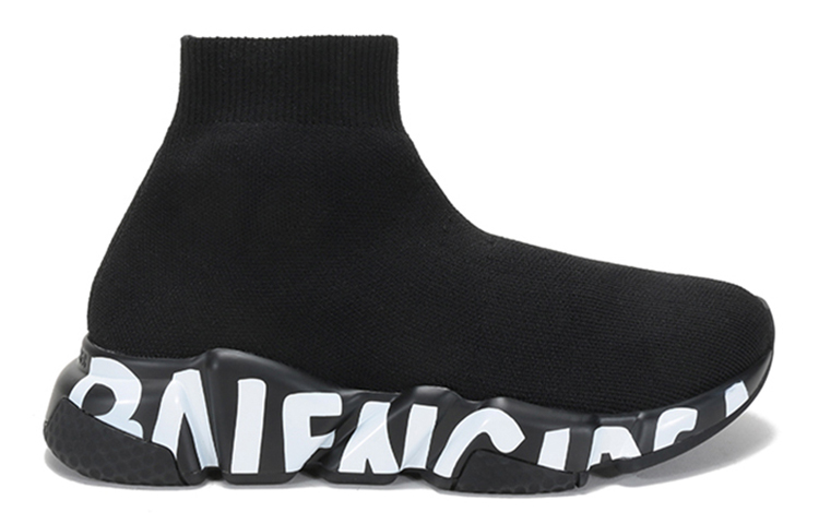 Order (Women) Balenciaga Speed Sneaker 'Midsole Graffiti - Black White'  605942-W2DB7-1006