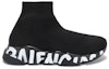 Order (Women) Balenciaga Speed Sneaker 'Midsole Graffiti - Black White' 605942-W2DB7-1006