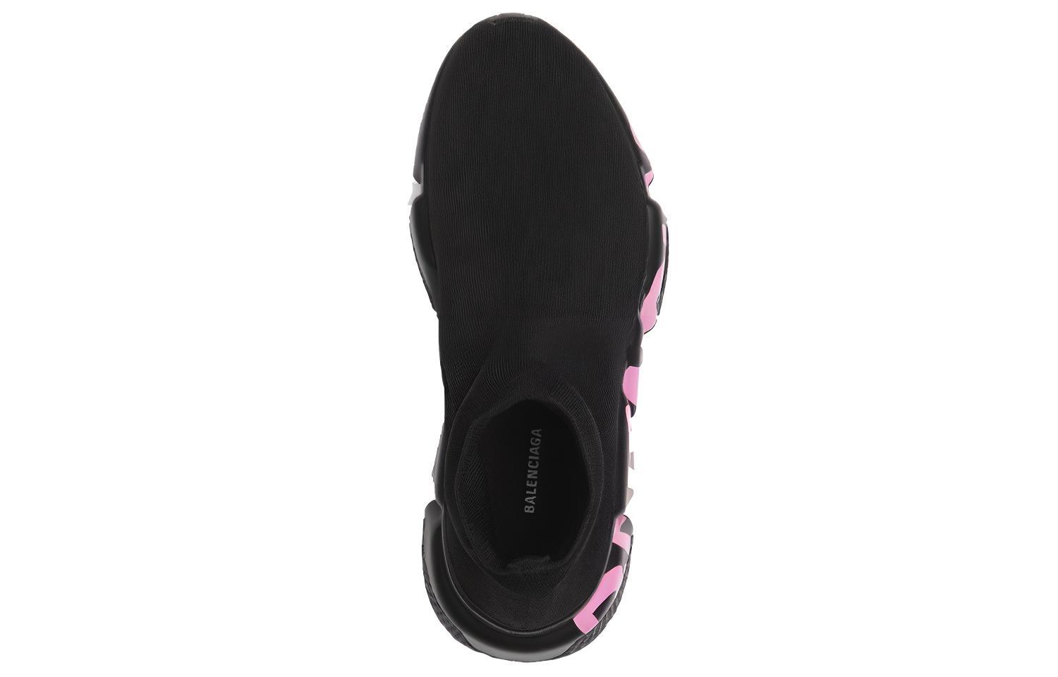 (W) Balenciaga Speed Sneaker 'Midsole Graffiti - Black Pink' 圖 3