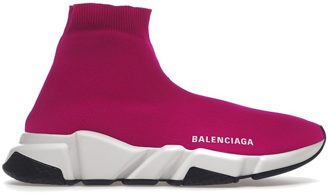Women Balenciaga Speed Trainer 2019 Rose Fluo 525712W05G05620