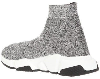 (W) Balenciaga Speed Trainer 'Black Crystal' Hitam Kristal 593698W06821064 Lookbook (W) Balenciaga Speed Trainer 'Black Crystal' Hitam Kristal 593698W06821064