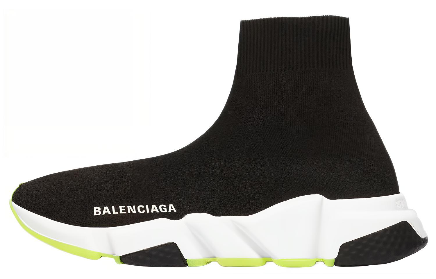 (Women) Balenciaga Speed Trainer 'Black Neon'  551185 W05G0 1000