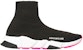 (W) Balenciaga Speed Trainer 'Tapak Hitam Merah Jambu' 587280 W1725 1915