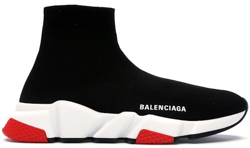 (W) Balenciaga Speed Trainer 'Hitam Merah 2019' 525715 W05G0 1000 Buy (W) Balenciaga Speed Trainer 'Hitam Merah 2019' 525715 W05G0 1000