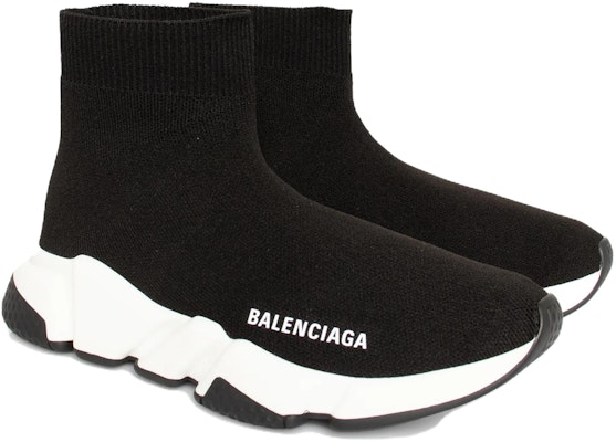 (W) Balenciaga Speed Trainer 'Hitam Putih' 2019 587280 W05G9 1000 Lookbook (W) Balenciaga Speed Trainer 'Hitam Putih' 2019 587280 W05G9 1000