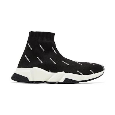 (W) Balenciaga Speed Trainer 'Black White'