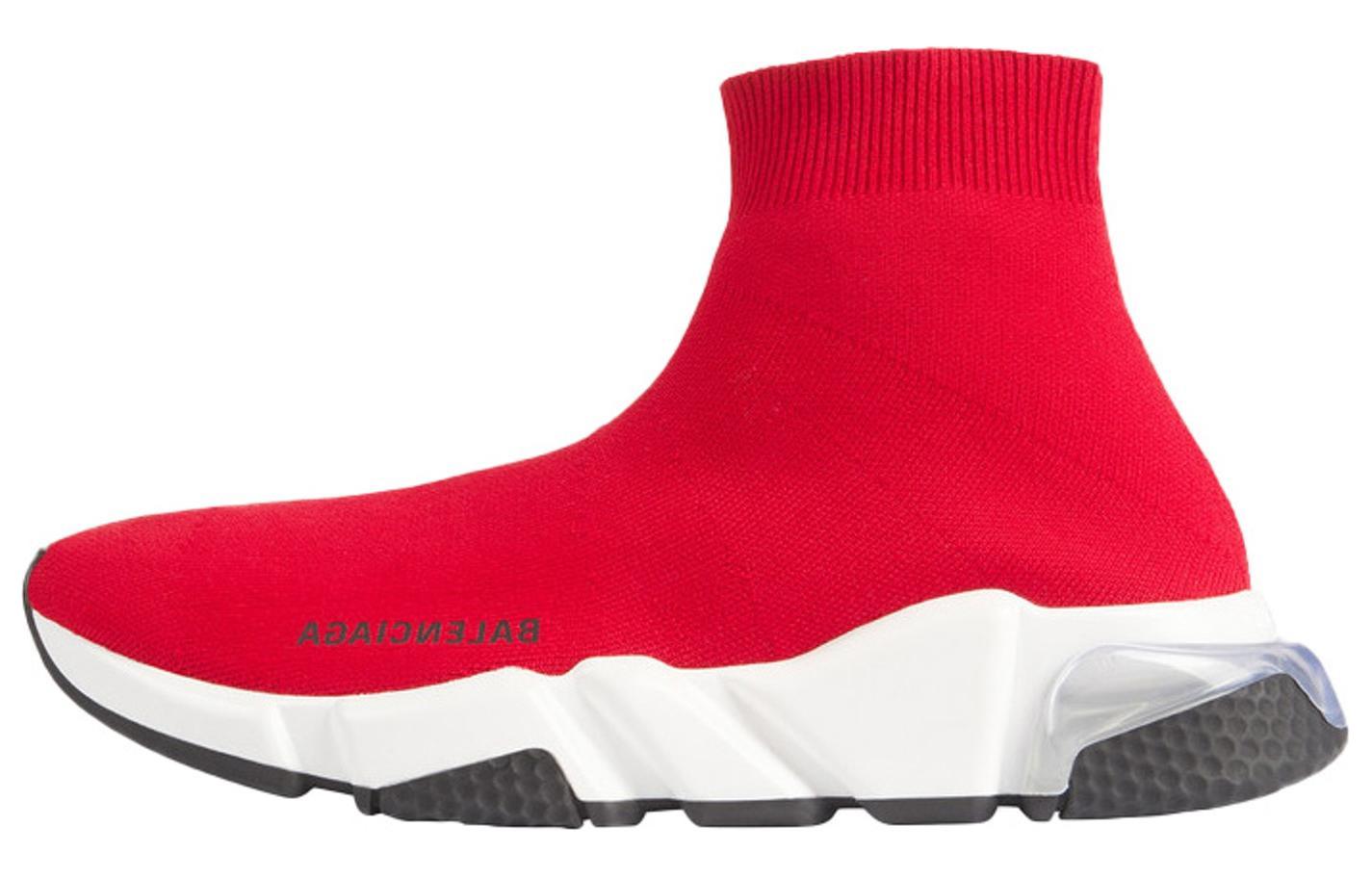 (W) Balenciaga Speed Trainer 'Clearsole - Red'
