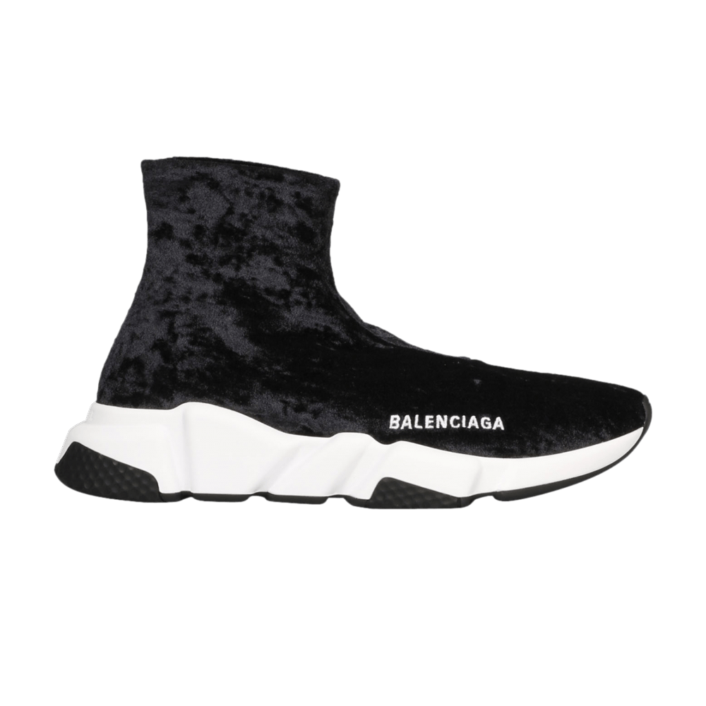 (W) Balenciaga Speed Trainer 'Crushed Velvet'