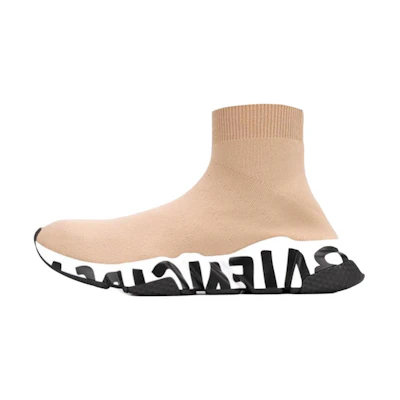 Balenciaga Speed Trainer 'Midsole Graffiti - Beige'