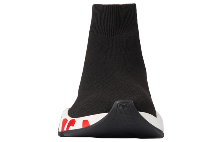 Lookbook (W) Balenciaga Speed Trainer 'Graffiti en la Suela - Negro Rojo' 605942W05GE1095